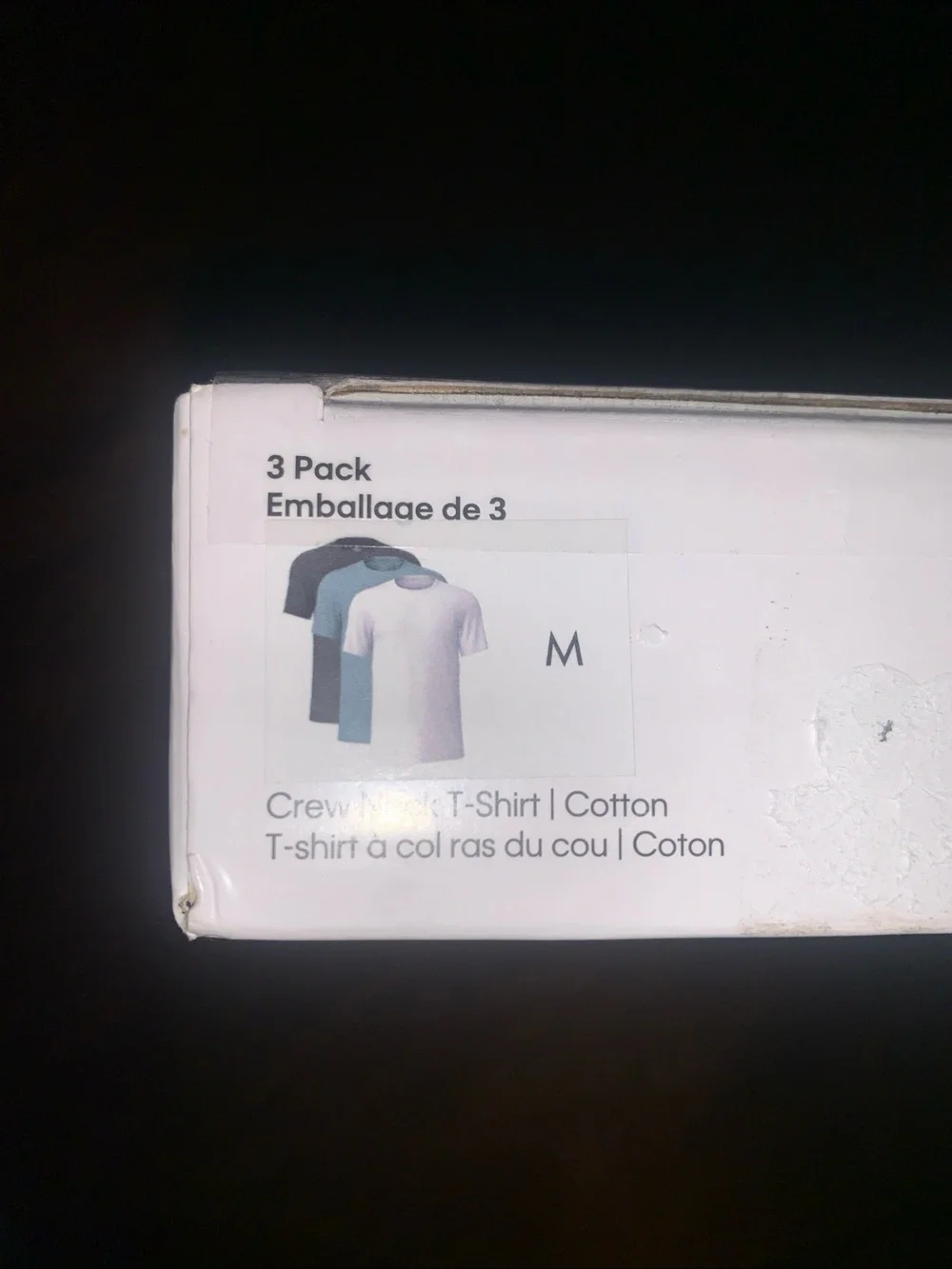 Calvin Klein Men’s 3-Pack Classic Fit Crew Neck T-Shirts - White/Teal/Black NIB